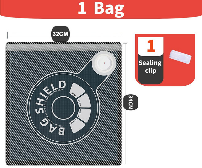 업그레이드 3D 멘트 보관 방지 밸브 건조기 멘트를 밀봉 백으로 건조하게 유지 진공 습기, 1 Bag
