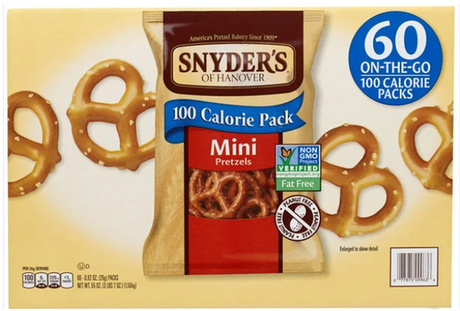 Snyder's of Hanover 스나이더스 미니 프레첼, 26g, 60개