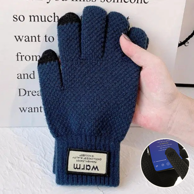 보보니 남녀공용 스마트폰 터치 방한 기모 안감 장갑