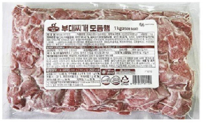대상 쉐프원 부대찌개모듬햄, 1kg, 3개