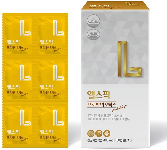 엘스픽 100억 캡슐 유산균 냉장 다니스코 프로바이오틱스, 60정, 1개 - 쿠팡
