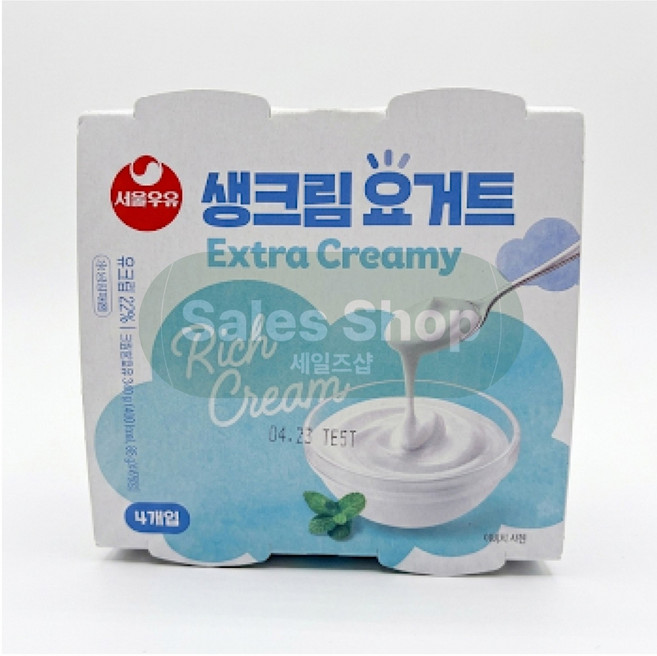 서울우유 생크림 요거트, 24개, 85g