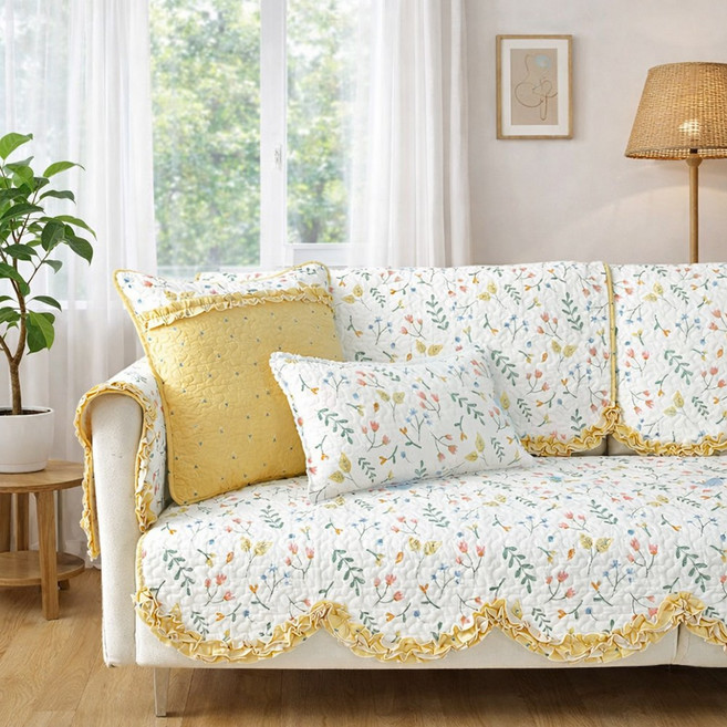 데이브룸 순면 소파패드 논슬립 쇼파매트 덮개