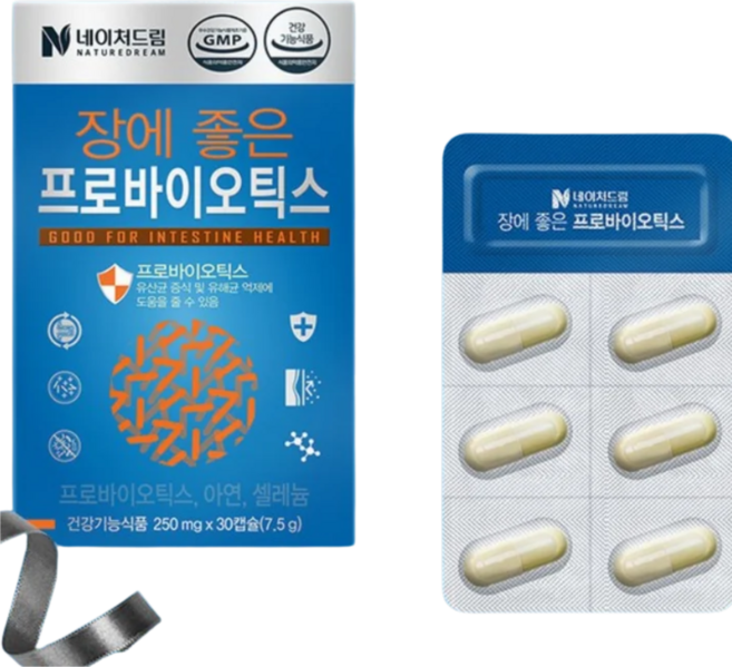 네이처드림 장건강 프로바이오틱스 250mg x 30캡슐, 1개, 30정