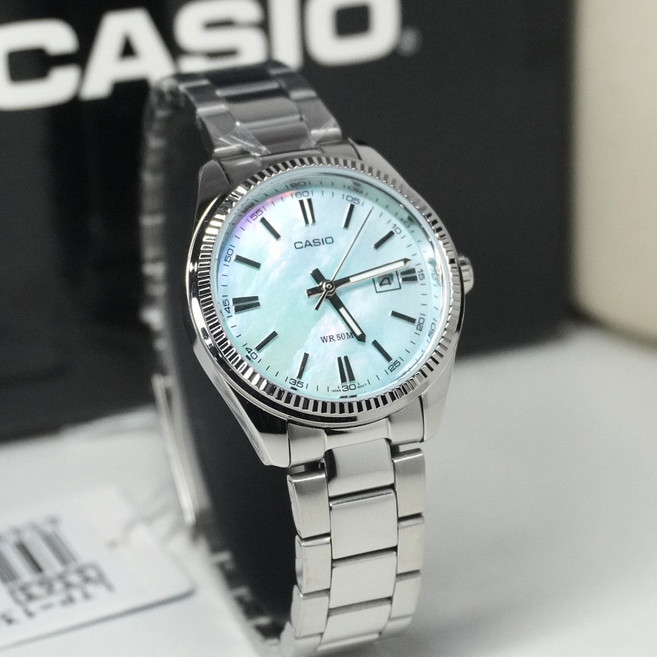 카시오 클래식 자개 커플 메탈 손목시계 MTP-1302DS LTP-1302DS