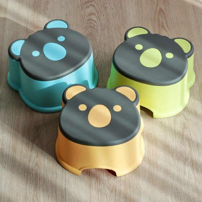 어린이집 욕실의자 낮은발받침유아의자 귀여운 플라스틱, 코알라의자_대 그린