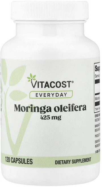 비타코스트 에브리데이 모링가 올레이페라 425mg Vitacost Everyday Moringa Oleifera 425 mg 120정, 1개 - 쿠팡