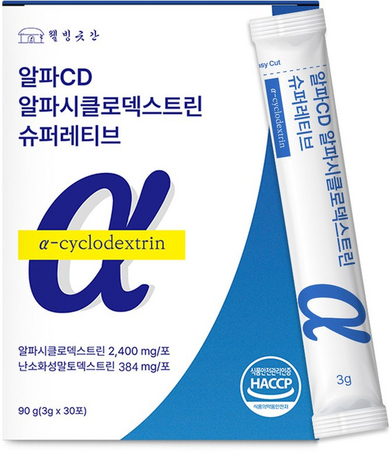 웰빙곳간 알파CD 알파시클로덱스트린 슈터레티브, 6개, 30회분