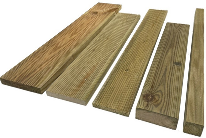 방부목 데크 각재 각목 나무 목재 재단, 방부목 데크 95 x 15mm, 1000mm, 1개