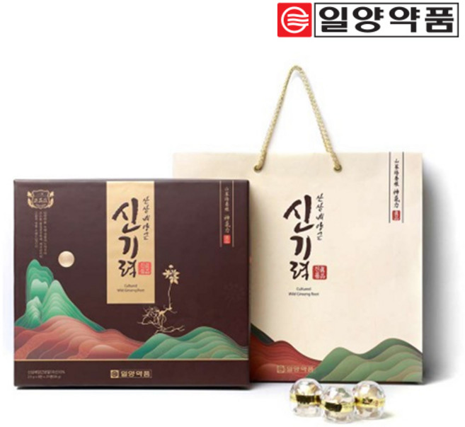 일양약품 정품장 산삼 배양근 신기력 진품 48환, 56g, 58개