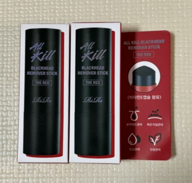 리르 올킬 블랙헤드 리무버 스틱 더 레드, 1개입, 2개