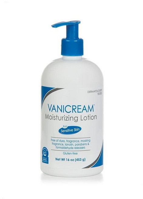 Vanicream 모이스처라이징 로션 펌프 디스펜서 포함 473.2ml(16온스/1파운드) - 민감한 피부용 일반적인 자극 성분 없음, 1, 453g