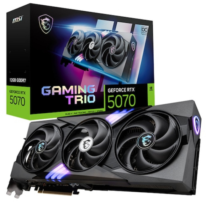 MSI 지포스 RTX 5070 게이밍 트리오 OC D7 12GB 트라이프로져4