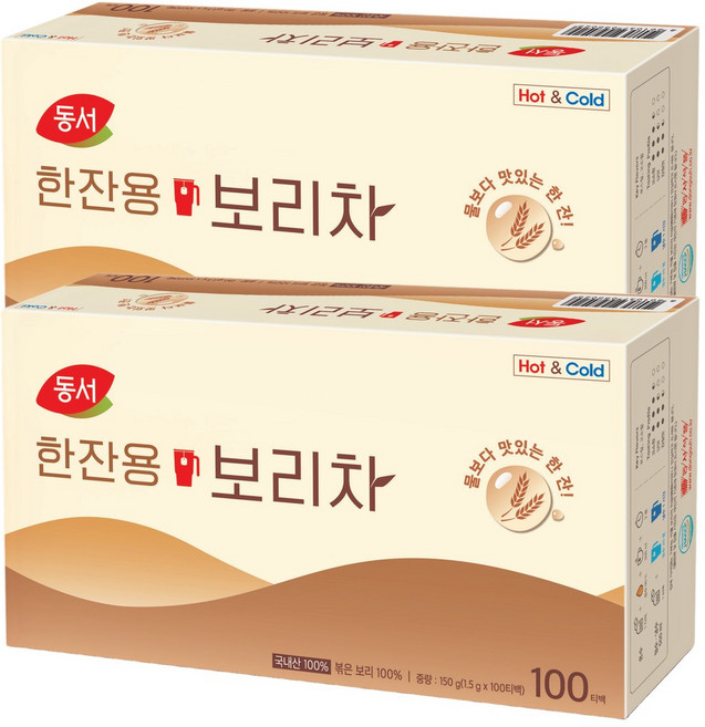 동서 한잔용 보리차, 1.5g, 1개입, 200개