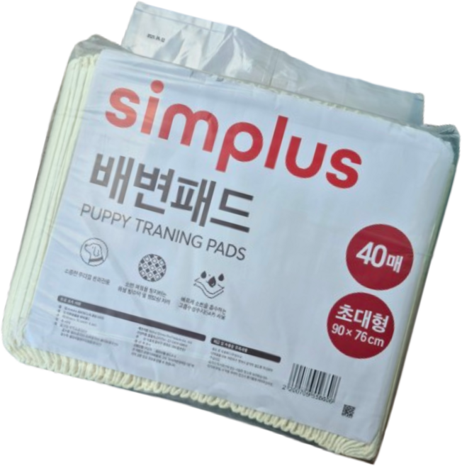 애완용 배변패드 애완패드 초대형 40매, 3개