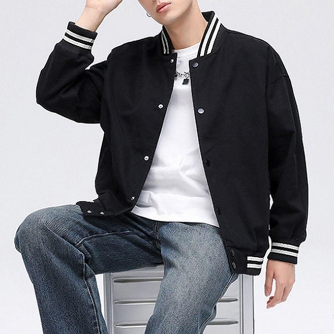 바시티자켓 항공점퍼 경량 봄버 점퍼 간절기 아우터 남성용 자켓