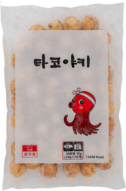 지키미 타코야끼 1kg, 1개