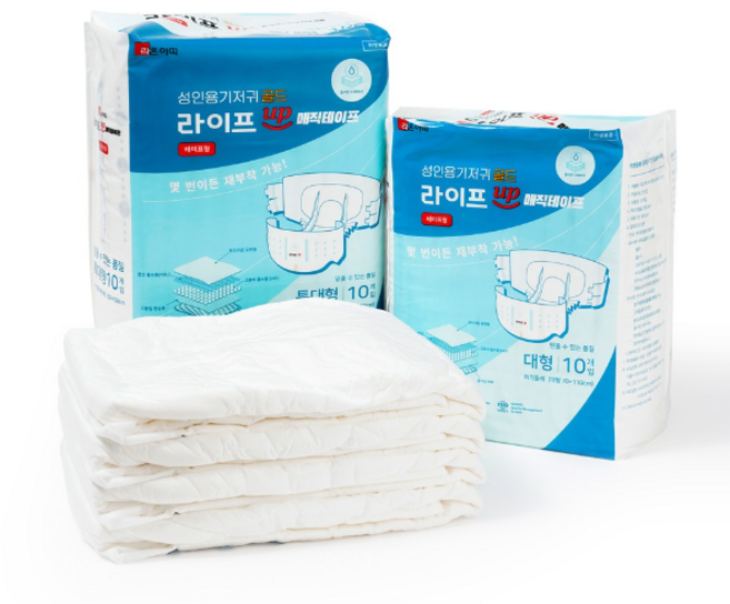 라이프업 성인용기저귀 테이프형 특대형 1박스 40매, 40개입, 1개