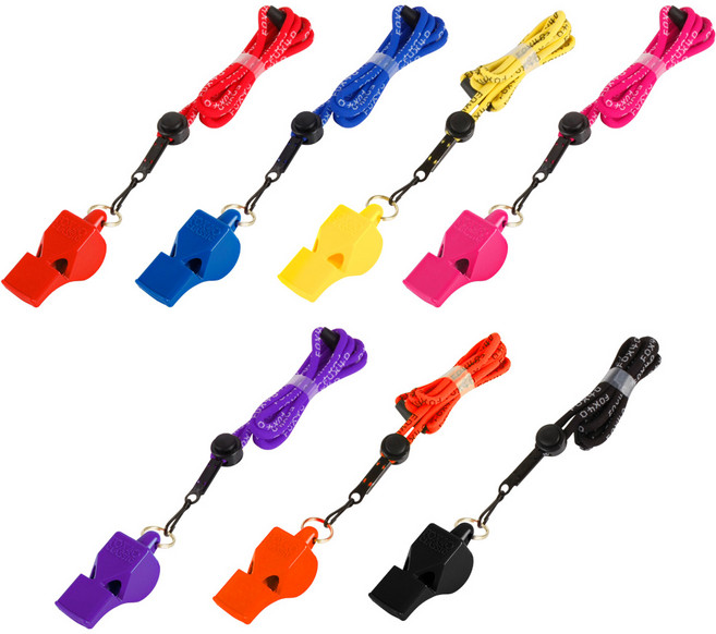 폭스호각 클래식 줄포함 호각 호루라기 휘슬 XH268, 01블랙_줄포함, 1개