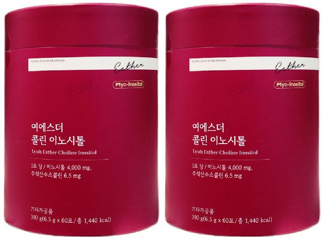 // 여에스더 콜린 이노시톨 390g 2개