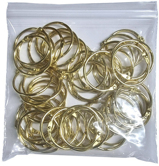 오피스펜 신형 골드 카드링(중형) 30mm (100개입) 1봉