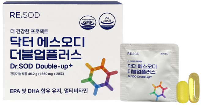 닥터 에스오디 비타민B 비오틴 혈행개선 오메가3 기능성 영양제, 46.2g, 1개