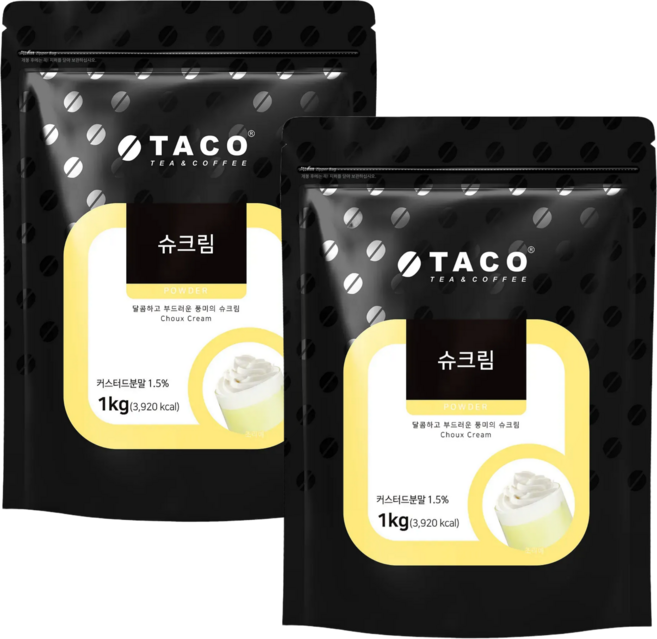 타코 슈크림 파우더 1kg 2개, 1개입