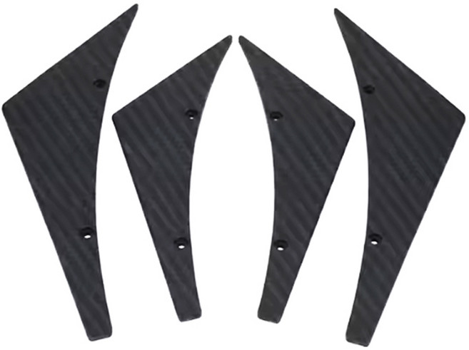 킹콩 카나드윙 휀다 컵윙 립댐 에어댐, 카본, 1세트