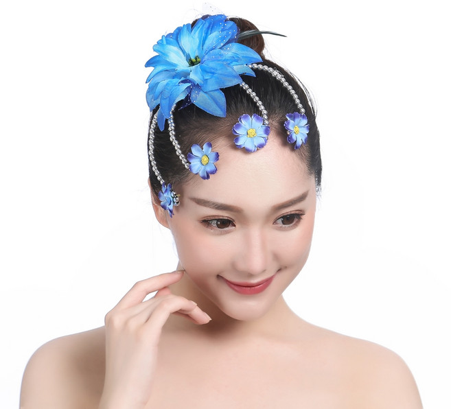 2개 화려한 댄스악세사리 아랑 고고 장구 머리장식 눈에띄는 헤어