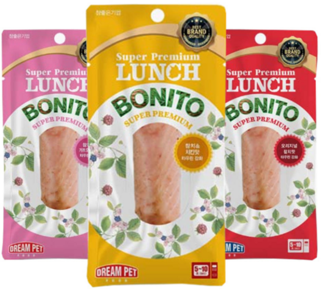 슈퍼 프리미엄 런치 보니또 3종 혼합, 20g, 12개