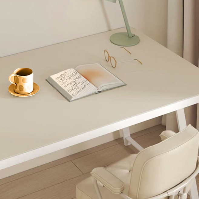 가죽 책상 보호매트 게이밍 마우스패드장패드 테이블 논슬립 와이드 대형 방수 테이블보, 베이지