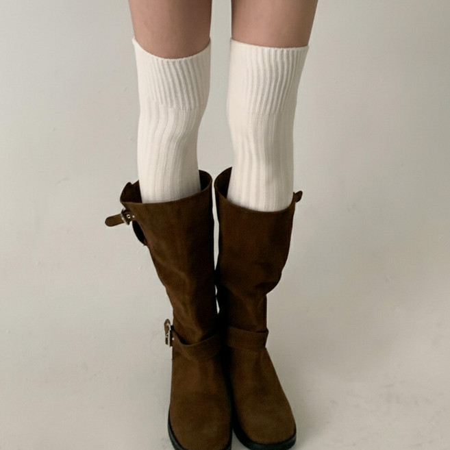 블루씨티 렝스 골지 롱 오버니삭스 양말