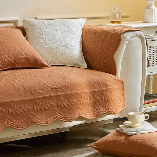 모던퀼팅 워싱면 소파패드 논슬립 사계절 공용 소파커버