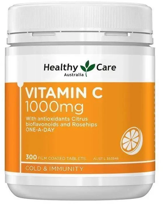 호주 헬시케어 Healthy Care Vitamin C 비타민C 1000mg, 6개, 300정 - 쿠팡