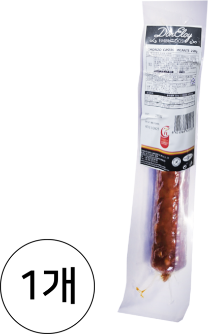 돈엘로이 초리조 카세로 피칸테 홀, 250g, 1개