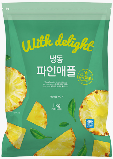 (소비기한 26.12.05) [생활앤] 냉동 파인애플, 4개, 1kg