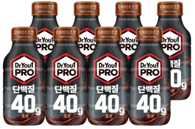 오리온닥터유프로 단백질드링크 초코맛, 8개