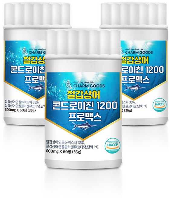 철갑상어 저분자 콘드로이친 콜라겐 뮤코다당 연어코 미국산 MBP유단백 보스웰리아 초록입홍합 우슬, 3개, 60정