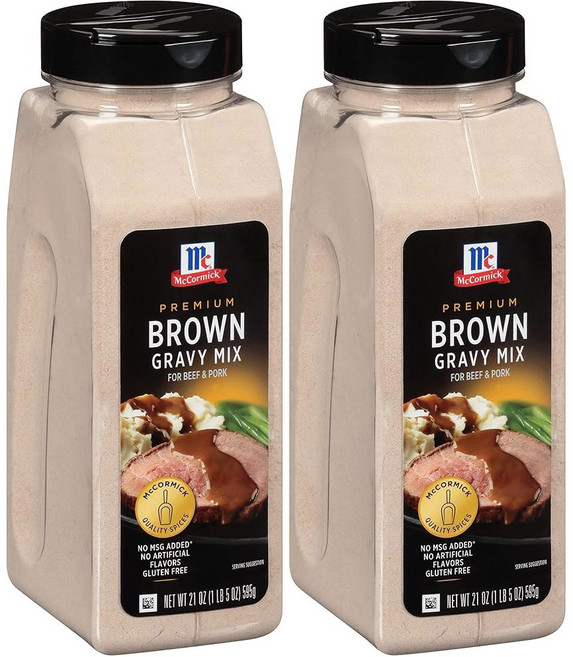 McCormick 소스 믹스 파우더 가루 맥코믹 프리미엄 브라운 그레이비 21온스