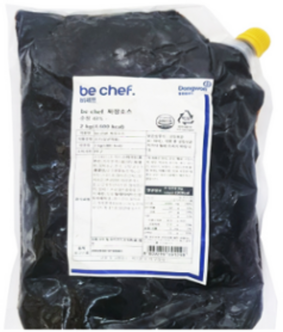 (냉장) 동원 비셰프 짜장소스 2kg be chef 중국집 중식요리 짜장면 소스 자장면, 1개