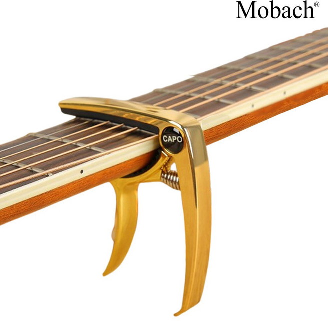 Mobach 메탈 기타 카포 골드, 1개