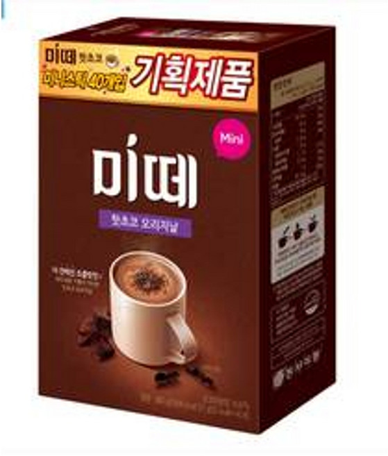 미떼 핫초코 오리지날 미니 스틱 40T, 17g, 40개입, 1개