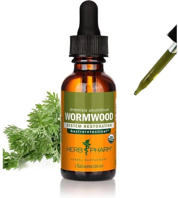 허브팜- Wormwood 약쑥 액상 추출물 395mg 30ml, 1개 - 쿠팡