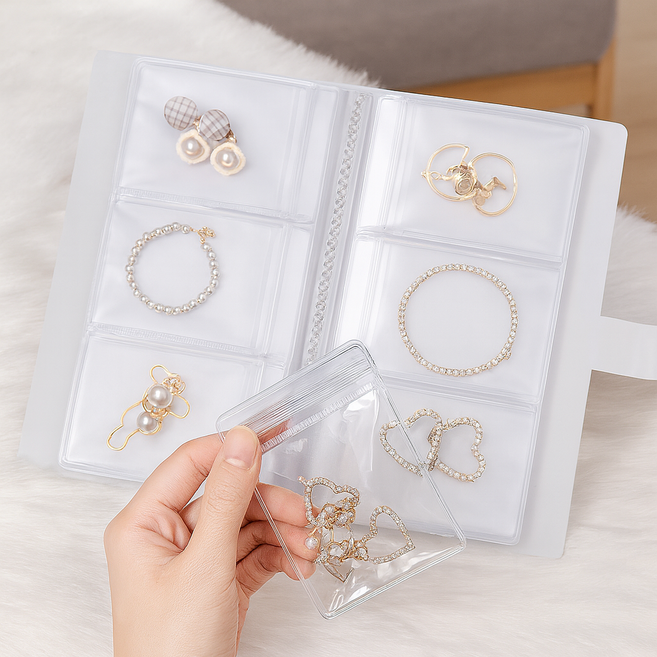 어반데이즈 변색 방지 악세사리 지퍼백, 1개, 투명