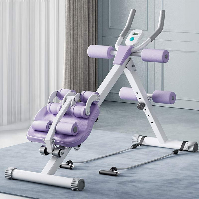 Crei 다이어트 복근 근육 운동기구, 퍼플, 1개