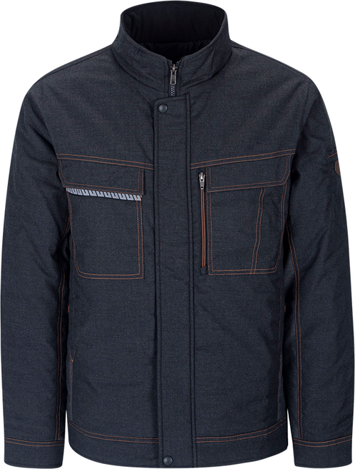 지벤 ZB-J1856 겨울 작업복점퍼 스트레치 데님자켓 솜패딩 신축성강화, 1개