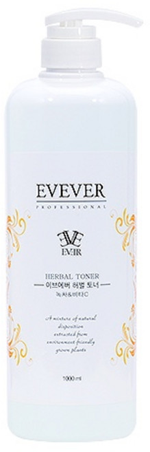 New 이브에버 알로에베라 밸런스 토너 1000ml, 1L, 1개