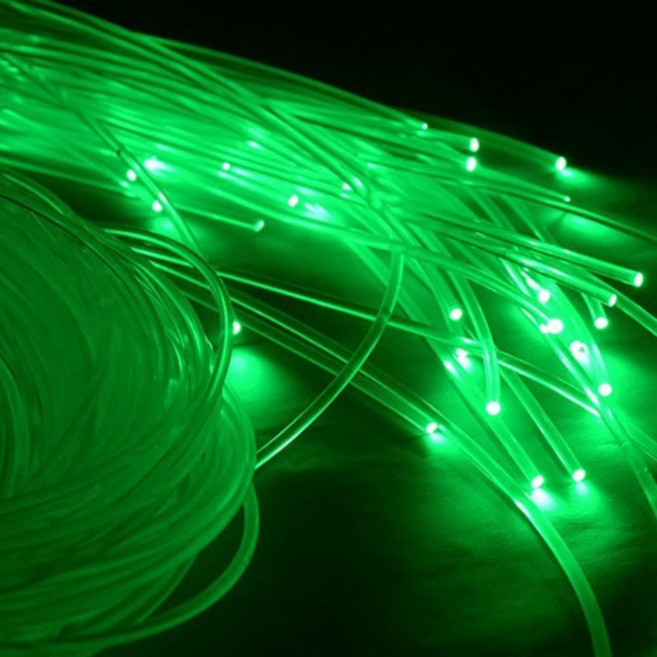 플라스틱 광섬유 케이블 엔드 글로우 PMMA LED 라이트 투명 DIY LED 별 하늘 천장 조명 0.75mm 1mm 50m x 0, 50mx1mm