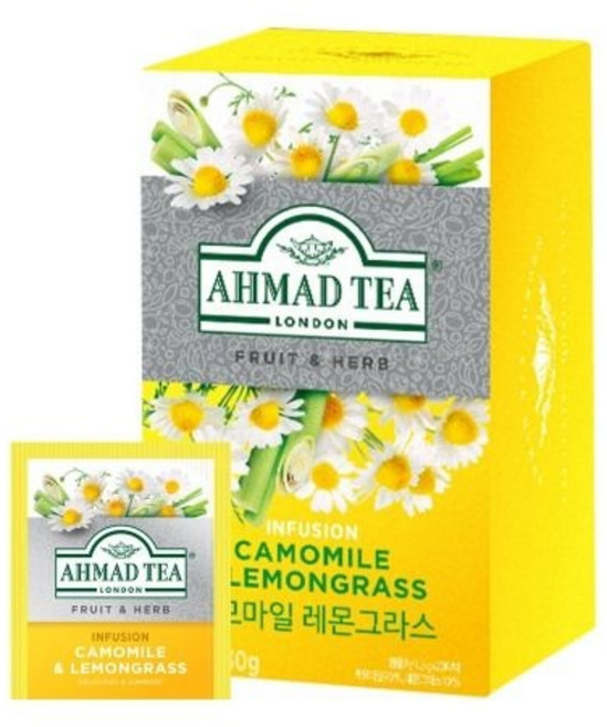 아마드티 캐모마일 레몬그라스 허브차 20티백