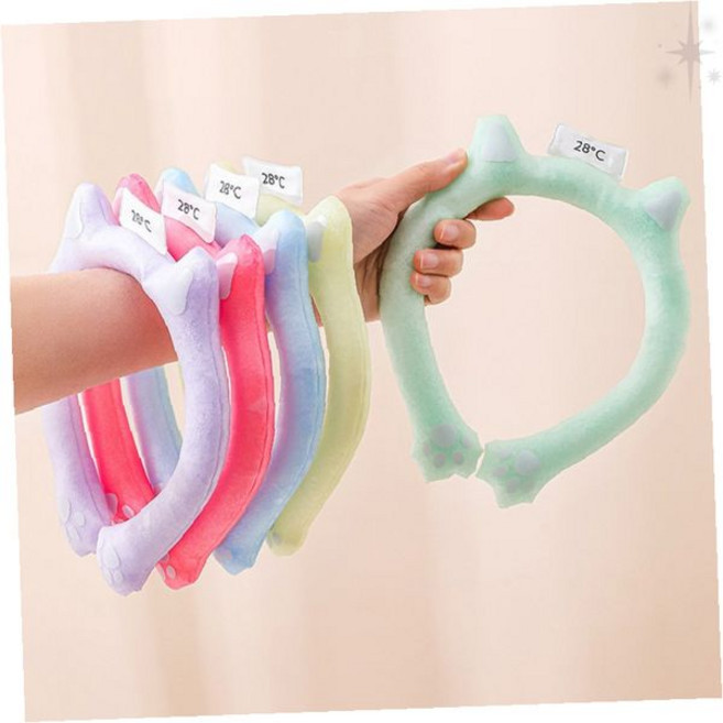 아이스팩 넥밴드 목 냉각 쿨링 밴드 여름 더위 해소 야외활동 운동 등산 골프, 1개, 상세페이지 참조